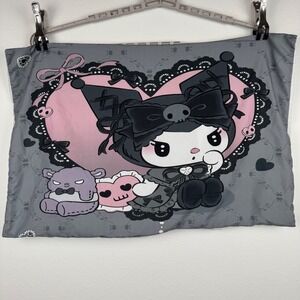 Sanrio Kuromi Pillowcase Unisex OS Grey Good Goth Kawaii Anime Decor